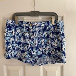 Lilly Pulitzer girls shorts size 14 EUC adjustable waist